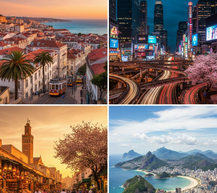 Kota-kota yang sedang populer di media sosial