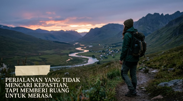 Perjalanan yang Tidak Mencari Kepastian, Tapi Memberi Ruang untuk Merasa